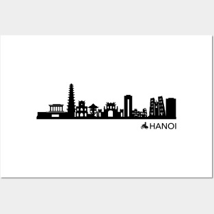 HANOI skyline Posters and Art